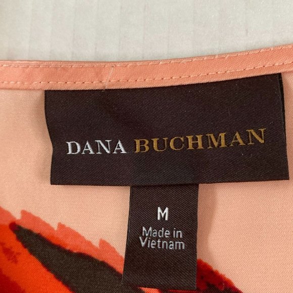 Dana Buchman Womens Relaxed Geometric Swirl Lightweight Poncho Size M Artsy Boho - Picture 3 of 10